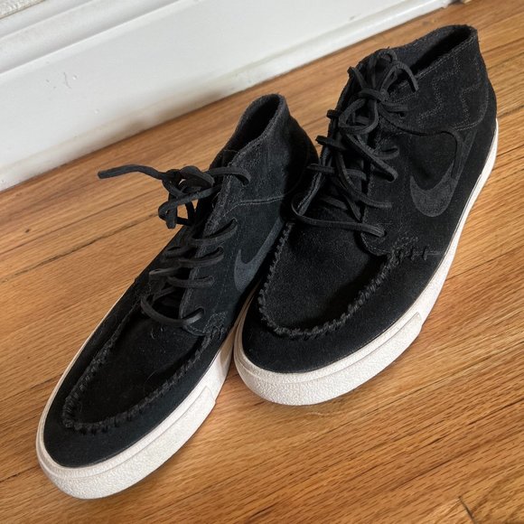 Nike Sb Zoom Stefan Janoski Crafted MID Black - Picture 3 of 9